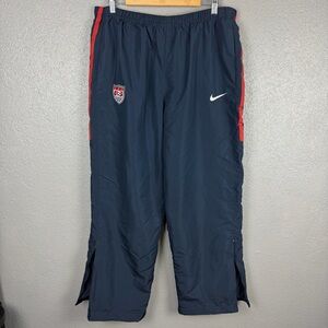 Nike USMNT USA Soccer Training Pants Men’s XL Y2K 370298-410 Navy Blue